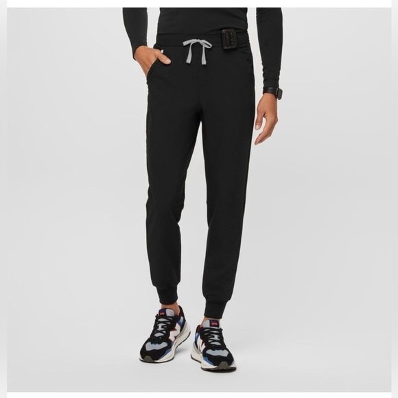 Figs Tansen Jogger Scrub Pants Technical Support Black Size XL/T PO 2786 - Picture 1 of 14